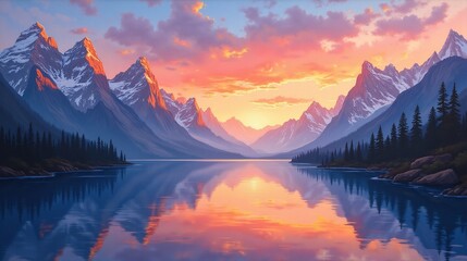 Golden Hour Magic: Nature's Sunset Symphony