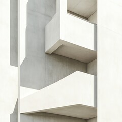 Obraz premium Modern Concrete Building Architecture