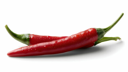 Chilli Isolated on White