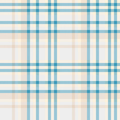 Classic plaid pattern in blue and beige, ideal for backgrounds, textiles, and designs requiring a traditional yet modern aesthetic. Versatile and timeless.