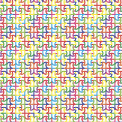 Geometric Vector Pattern 11 for wrapper design, packaging or printing on textiles, clothes