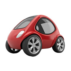 Red compact car design modern wheels stylish vehicle