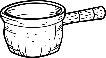 vector illustration of a bottle