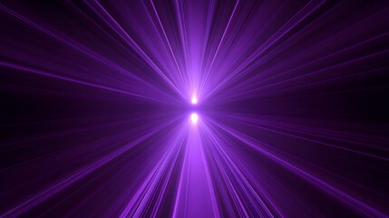 Abstract Purple Light Rays Burst Background