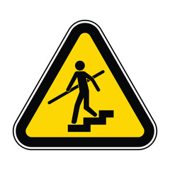 Avoid A Fall Use Handrails Sign