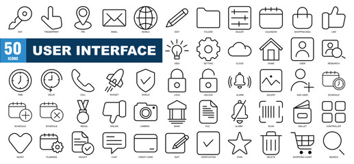 User Interface Icon Set
