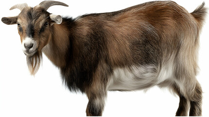 Fototapeta premium Goat Isolated on White