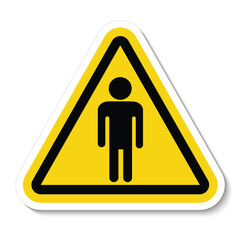 Prohibit People Allowed,Do Not Enter,No Man Entry Sign Isolate On White Background,Vector Illustration