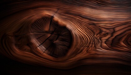 Natural Brown Oak Wood Grain Texture Close-Up, Deep Moody Lighting, Hyper-Realistic Surface, Top-Down View.