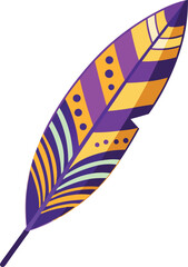 High-Quality Premium Feather Vector Illustration for Creative, Artistic, and Symbolic Design – Modern Minimalist Graphic Element