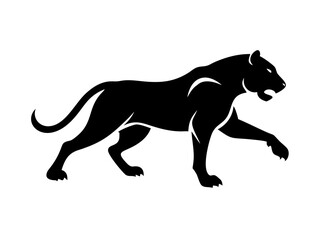 Obraz premium Solid black background image for design purposes. A completely black image of black panther .