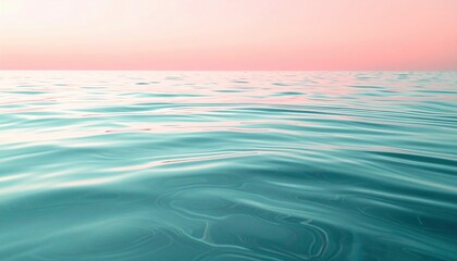 Obraz premium Calm ocean waves serene seascape digital art tranquil environment aerial view nature's beauty