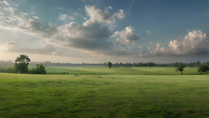 landscape with clouds