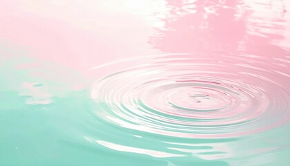 Rippling water droplet action calm lake environment aesthetic visual content serene background close-up view tranquility concept
