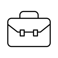 bag icon white on background