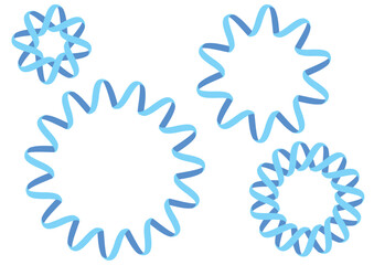 リボンのフレームセット