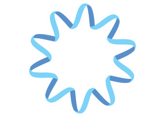 リボンのフレーム