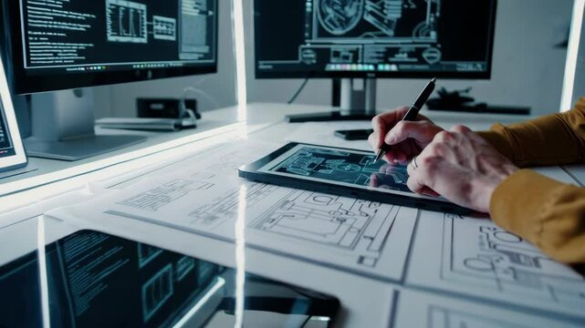 Interactive digital design: handson tech innovation with tablets and interactive displays