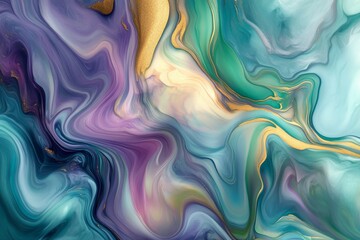 Obraz premium Abstract swirling design of vibrant colors.
