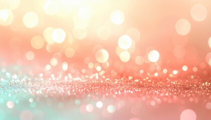 Captivating sparkling bokeh background studio abstract image soft glow eye-level aesthetic beauty