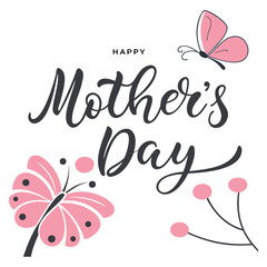 Mother's day outline drawing of mother and child love for greeting card and celebration vector design isolated on transparent background