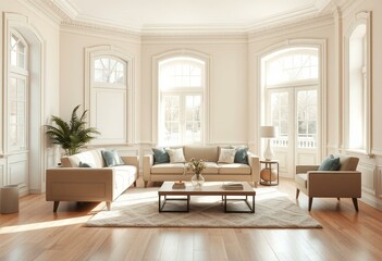 Cozy living room interior