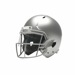 Naklejka premium Silver Football Helmet Gridiron Gear