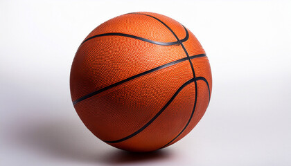Fototapeta premium basketball on white background