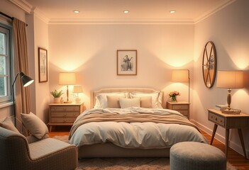 Cozy bedroom interior