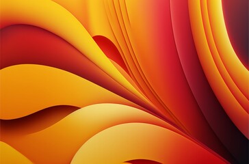 Abstract Yelllow Orange Lines 3D texture geometric colorful background Photo