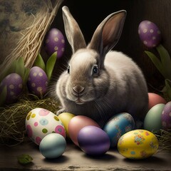 Happy Easter eggs easter bunny 4K HD Images for Wallpaper and easter wishes Photo