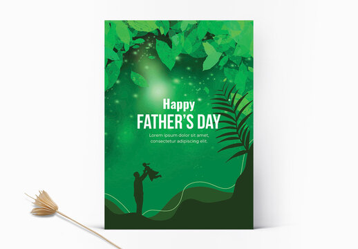 Father&rsquo;s Day Celebration Greeting Card