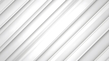 Obraz premium Abstract White Diagonal Lines Background, Modern Geometric Design, Grey and White Stripes, Minimalist Style, Simple Clean Pattern, Elegant Texture