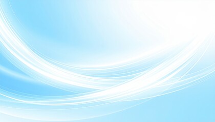 Naklejka premium Dynamic blue abstract waves digital art modern graphic design clean aesthetic minimalist style high-resolution background