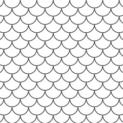 Fish scales motif. Vector art concept.