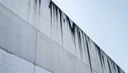 Fototapeta premium grey concrete wall, photo. with white shades