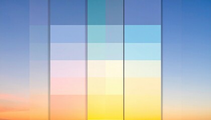 Captivating sunset gradient coastal beach digital art serene atmosphere wide angle tranquility and beauty