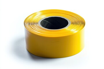 A yellow roll of tape item