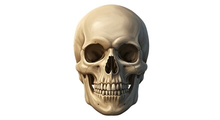 Obraz premium Skull Illustration on White
