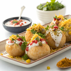 Delicious Dahi Puri Recipe: Indian Street Food Snack