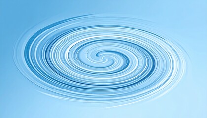 Swirling water action blue background abstract design minimalist environment close-up view fluid motion concept