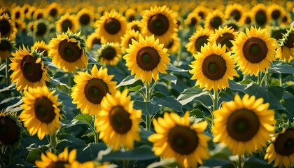 Fototapeta premium Sunflowers Field