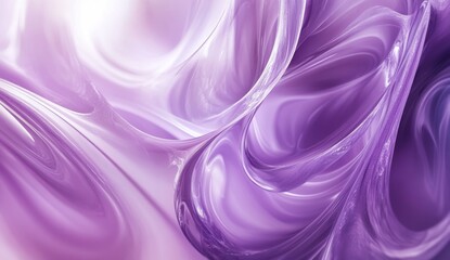 Fototapeta premium Abstract fluid, vibrant purple and white color blend