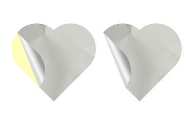 Blank Crumbled Paper Sticker Texture Set