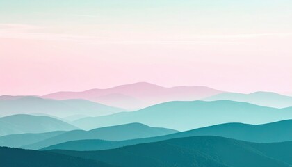 Breathtaking sunrise over layered mountains nature scene aerial view tranquil environment landscape photography