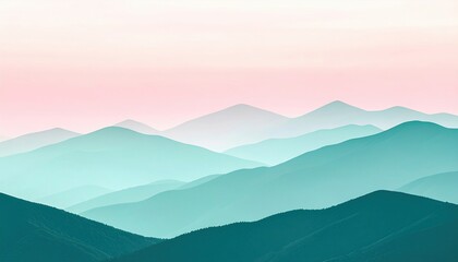 Breathtaking mountain range sunrise scenic nature landscape serene environment aerial view tranquil concept for relaxation