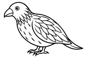 Kestrel Silhouette Sketch