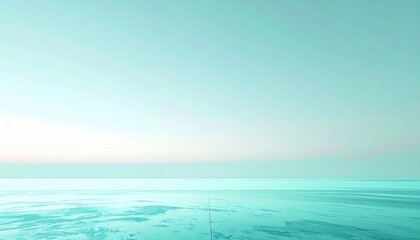 Obraz premium Tranquil seascape at dusk coastal area photography serene environment wide-angle view calm and reflection