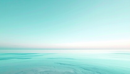 Fototapeta premium Serene ocean view tranquil seaside landscape photography minimalist aesthetic coastal atmosphere