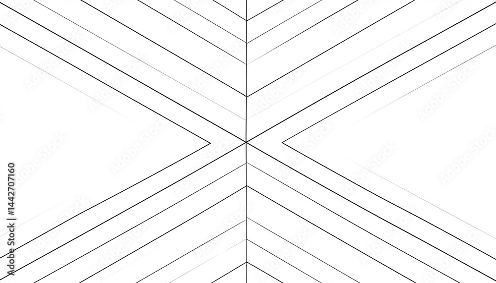 Poster dynamic geometric patterns abstract art digital design minimalist environment straight angle view vi